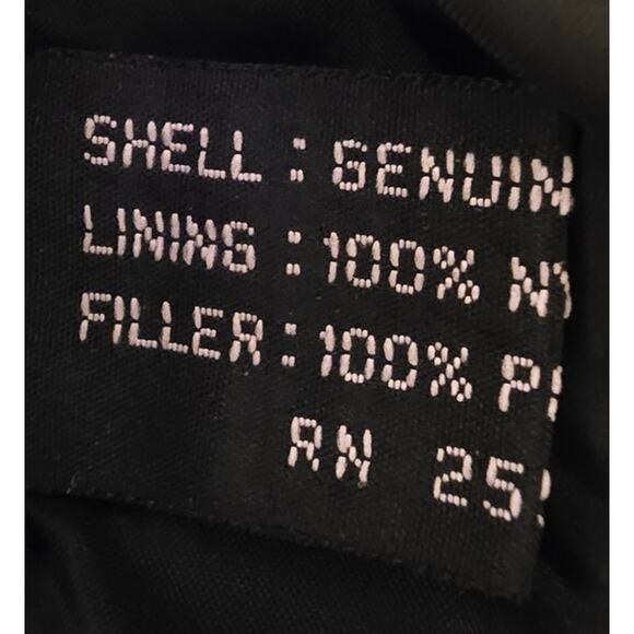 Marco Serafino Insulated Bomber Jacket Black Soft Leather Zippered Coat Men's 1X - Picture 7 of 8